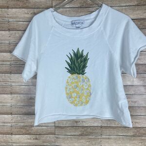 Aloha Pineapple! Wildfox Cute Cropped sz S